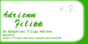 adrienn filipp business card